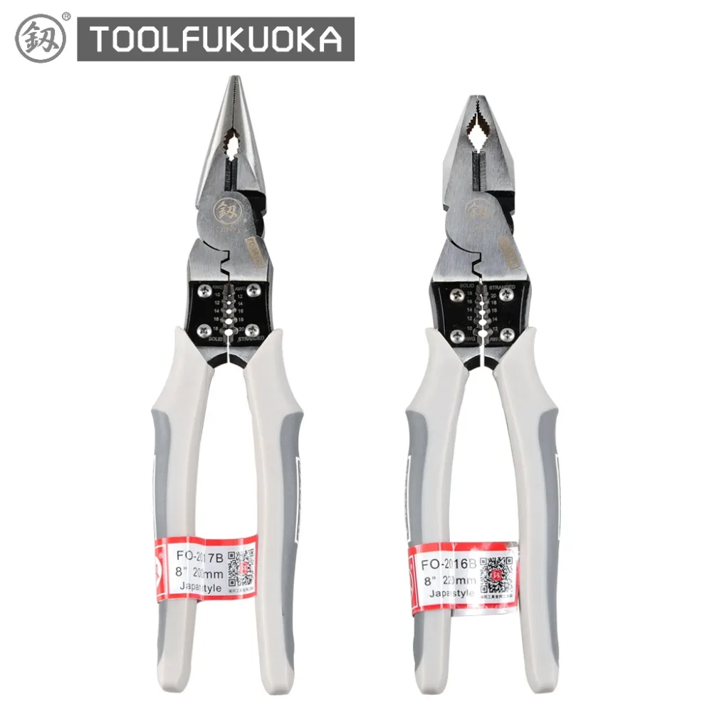 

1Piece Cr-V Multitool Stripping Pliers Cable Wire Stripper Crimping Tool Multi Tool for Electrician Long Nose Pliers Hand Tools