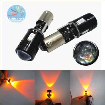 

2pcs High PowerBA9S BAX9S BYX9S 30W 5LED canbus T4W H6W H21W Side Turn Signals No error Reverse Lights Marker Lamps Yellow/W