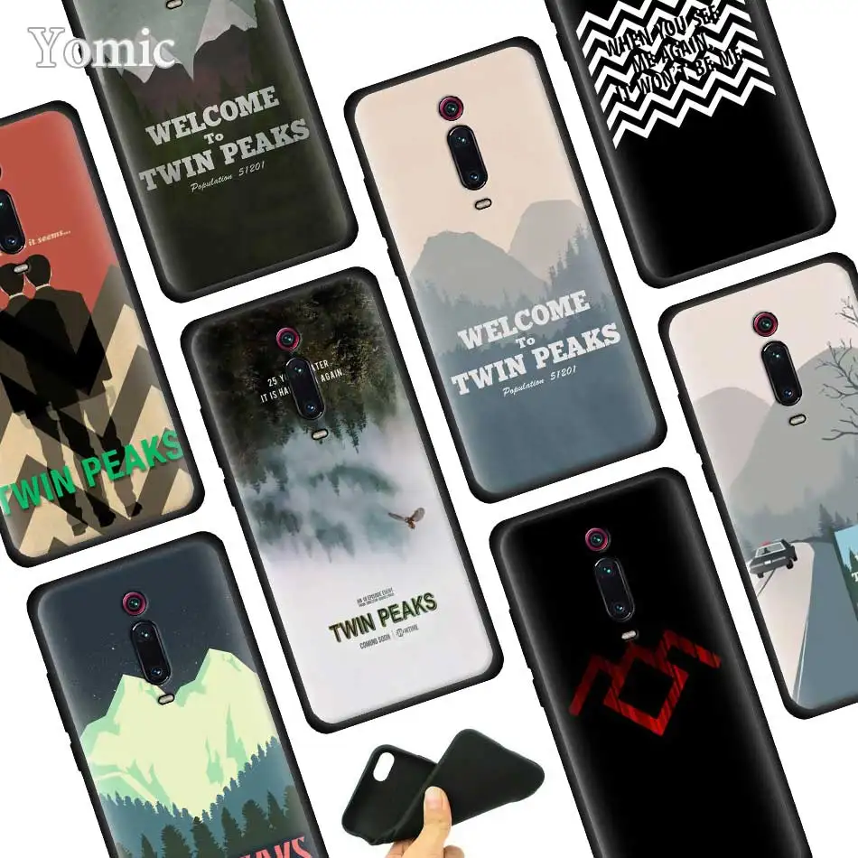 

Welcome To Twin Peaks Back Silicone Case for Xiaomi Redmi Note 7 7S 6 Pro K20 7 7A 6 6A Go S2 Y3 5 4X Soft Phone Case