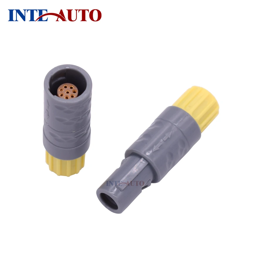 

Plastic push pull cable electrical IP50 connector,2 3 4 5 6 7 8 9 10 12 14 pins,PAG PRG straight plug and free socket