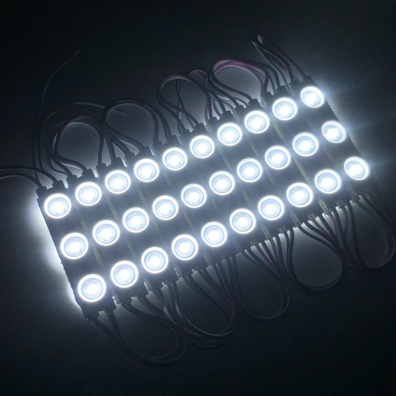 10 шт./лот 2019 новый SMD 2835 Светодиодный Инжекционный модуль с объективом 120 градусов