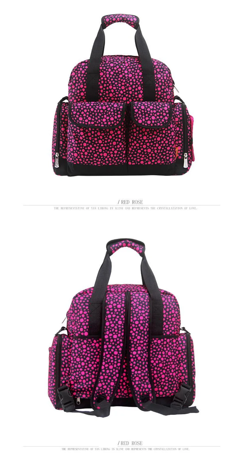 Fashion Baby Stroller bag Multi-functional Mother and Child Outdoor Handbag Large Capacity Mother Backpack Mummy Shoulder Bags17