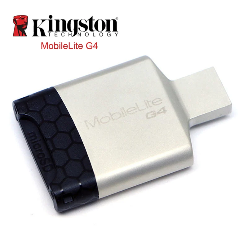 Image Kingston USB 3.0 Card Reader Multi function Mobile usb Metal Mini SD microSDHC SDXC UHS I Memory Card USB Adapter for Computer