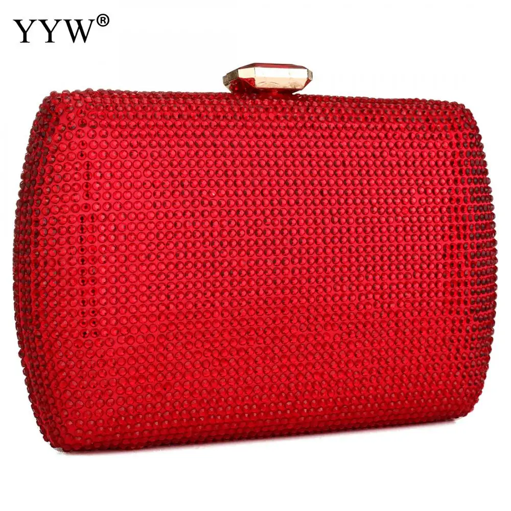 

Red Women Clutch Bag Elegant Evening Party Bags Clutches Purse Bolsa Feminina Vintage Female Banquet Crossbody Messager Bag 2018