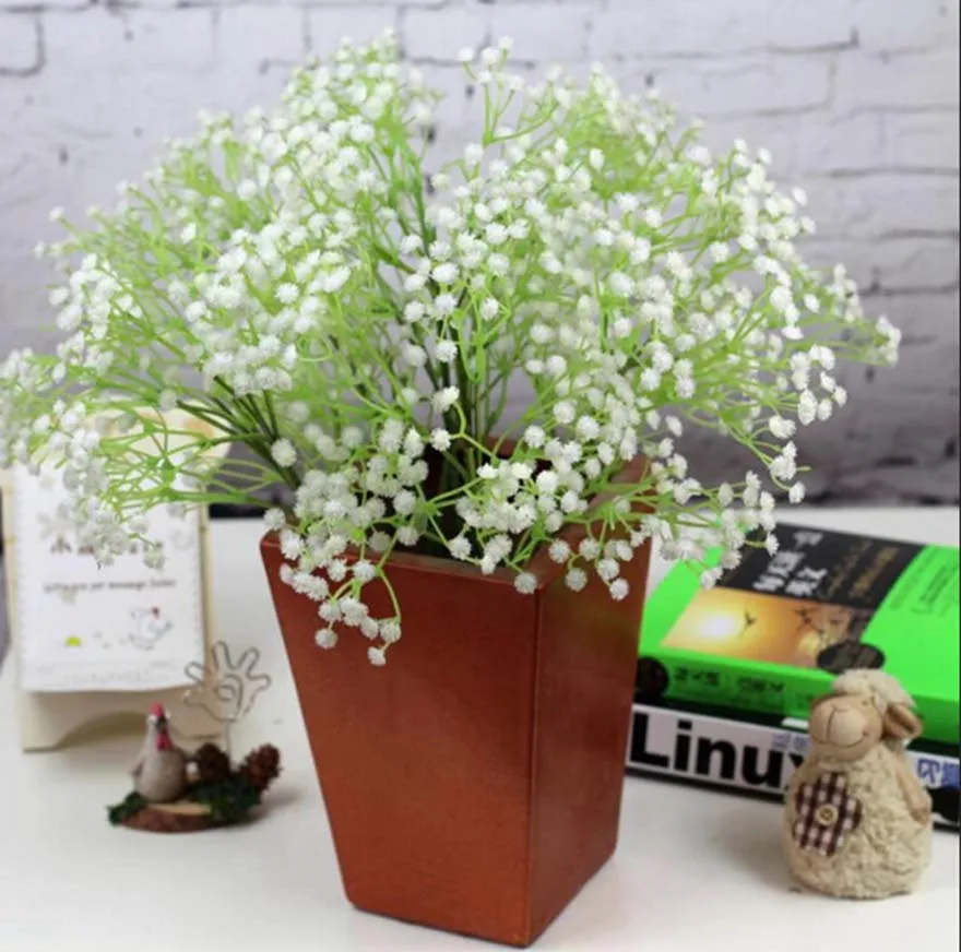 fake gypsophila bouquet