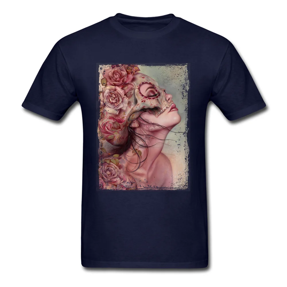 Summer AfterDeath Tshirts Retro Fall Short Sleeve O-Neck Tops & Tees 100% Cotton Male Casual Tops & Tees Top Quality AfterDeath navy