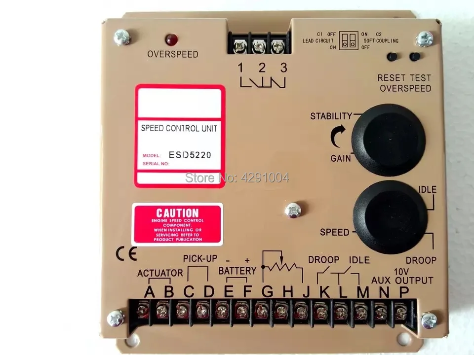 

ESD5220 Speed Controller Power Governor Control Unit 0-5A for Diesel Engine Generator