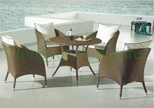 Dining room table set furniture in rattan materials,home dining furniture