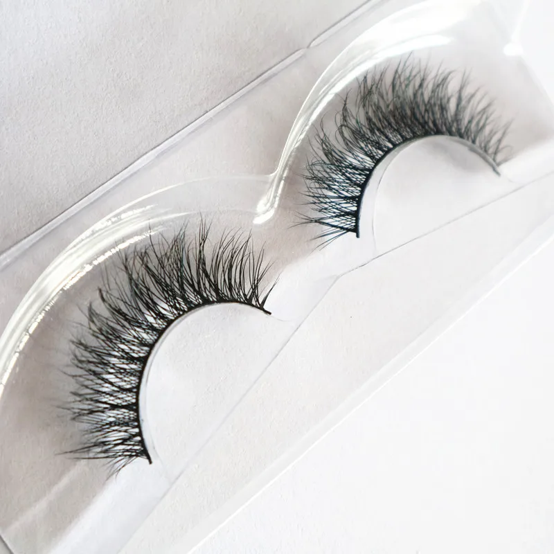 Free shipping A18 glamorous Lashes Handmade Mink Eyelash Extension Strip Makeup Eyelashes in