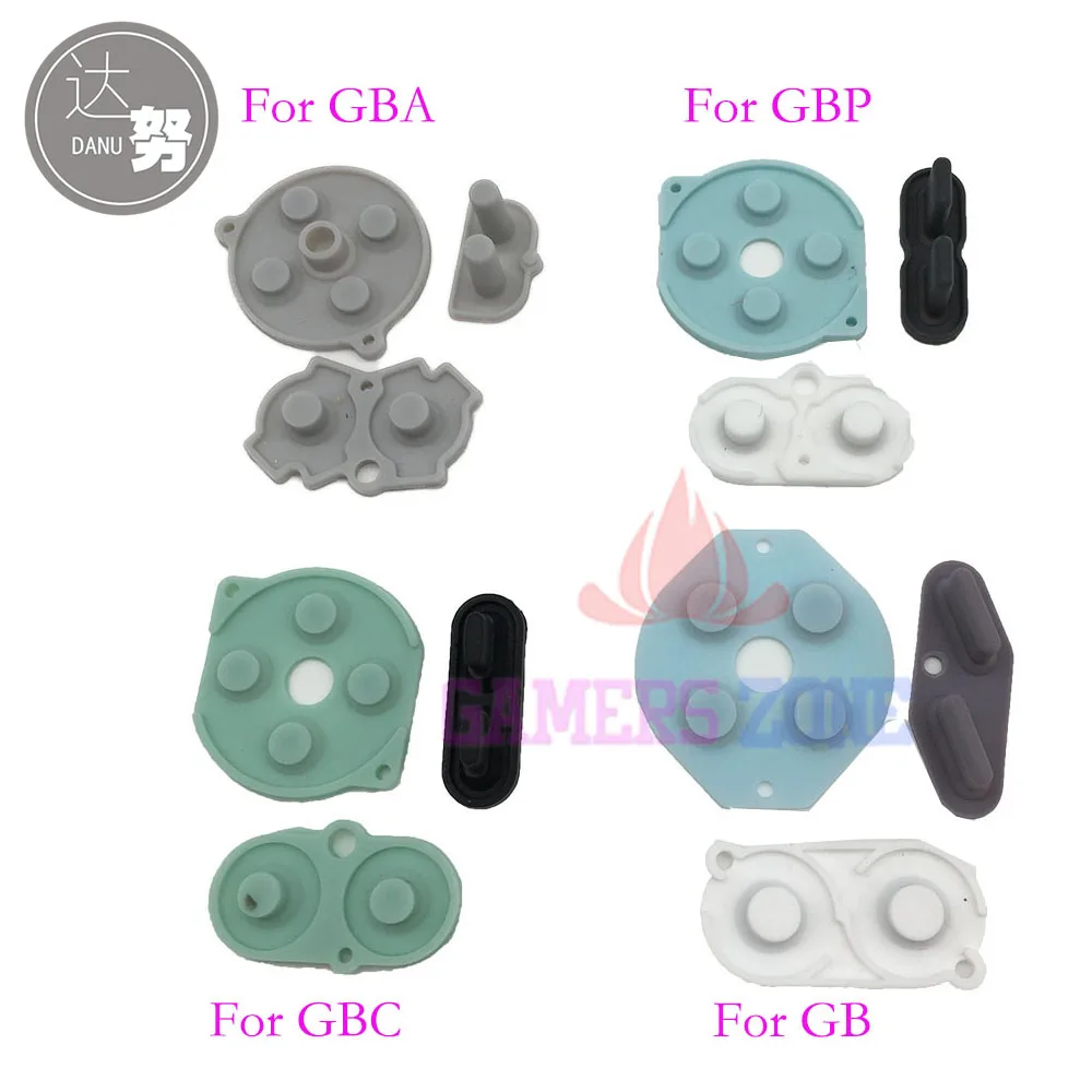 Резиновый проводящий Buttons D-pad для Game Boy A-B GBO GBC GBP GBA SP Silicone Start Select Keyboard | Электроника