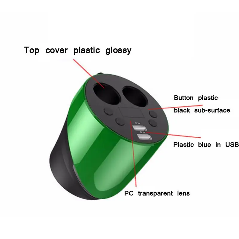 Автомобильное зарядное устройство Onever с двумя USB портами держатель для