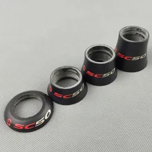 NEW TOSEEK SC50 full carbon fiber headset taper washer MTB bike 3k finish bicycle parts diameter