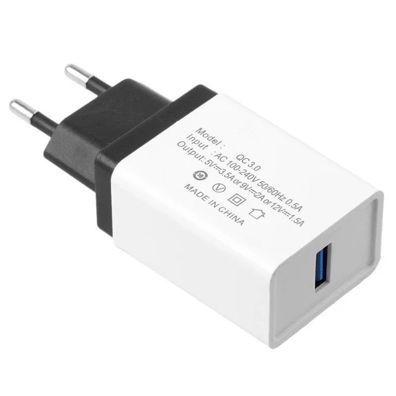 Быстрое зарядное устройство А быстрая зарядка QC3.0 48 Вт/18 Вт домашний настенный