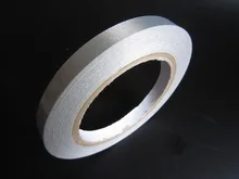 1x 19mm * 20 mètres Plain_silver Collant Conducteur Bande de Tissu pour Ordinateur Portable LCD OPP Mobile Téléphone Câble Wrap EMI Blindage
