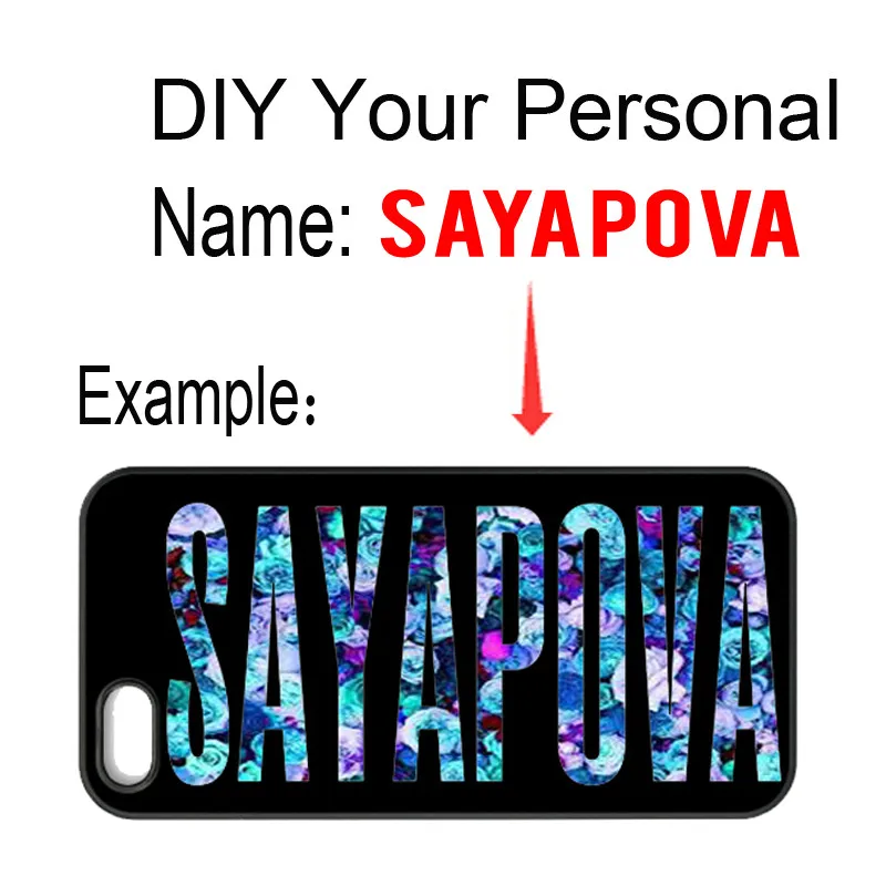 

DIY Custom Name Cover Case for iPhone 4 4s 5 5s SE 5c 6 6s 7 Plus SONY Xperia Z Z1 Z2 Z3 Z4 MINI M2 M4 C3 C4 C5 T2 T3