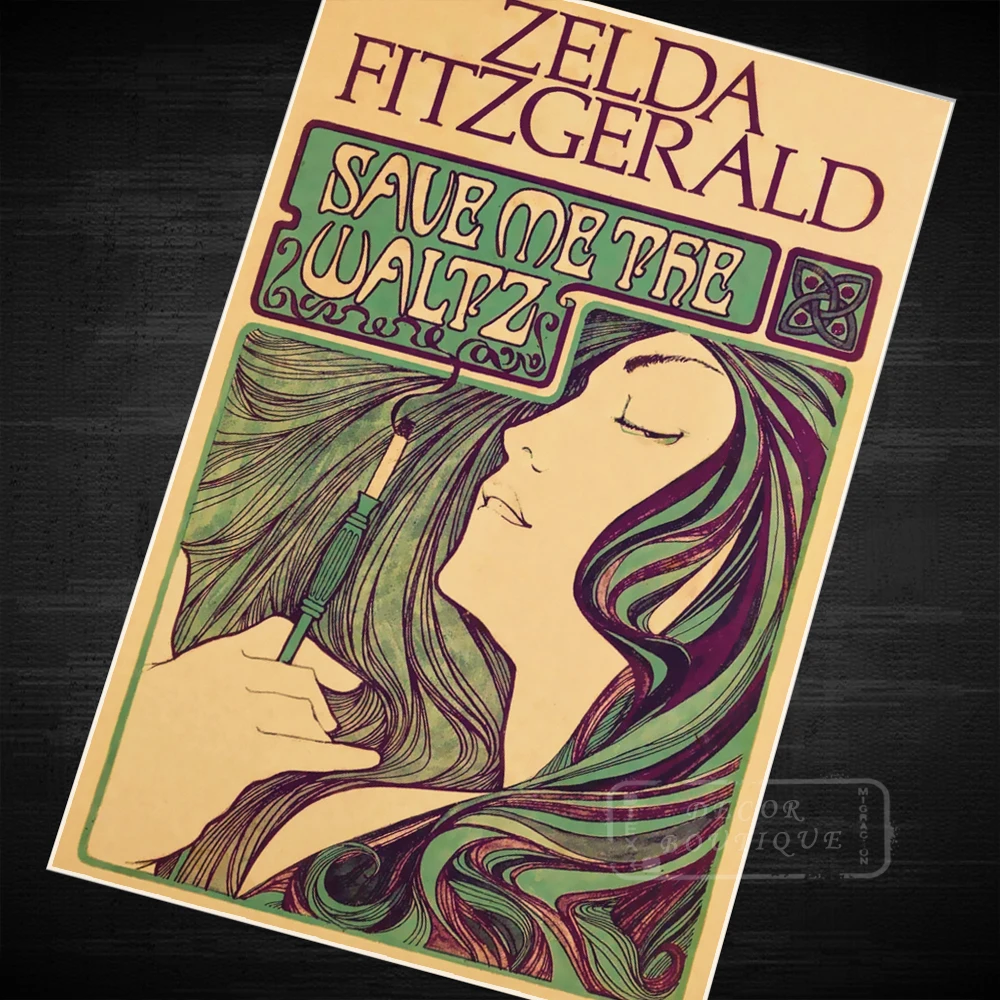 Save me the Waltz Zelda Fitzgerald плакат декоративный DIY настенная Картина на холсте наклейки
