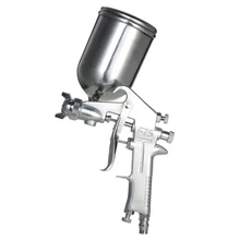 400 мл Профессиональный гравитационный подающий Краскораспылитель, аэрограф, набор из нержавеющей стали 1,5 мм, насадка для автокраски