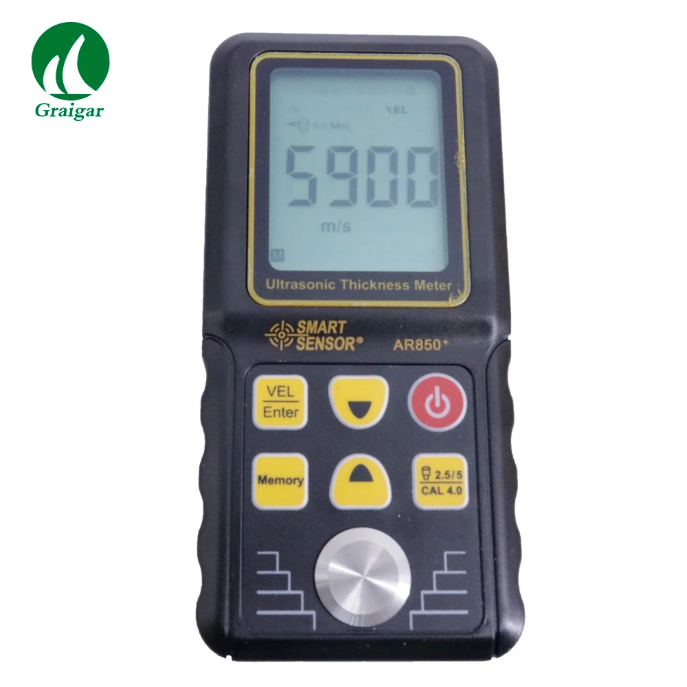 

Smart Sensor AR850+ Non-Destructive Ultrasonic Thickness Meter Range 1.2~225mm