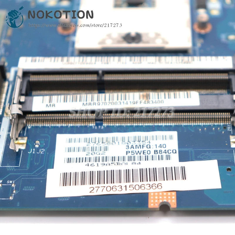 NOKOTION материнская плата для ноутбука acer aspire 5750 5750G P5WE0 LA-6901P MBR9702003 MB. R9702.003 HM65 UMA основная плата DD3