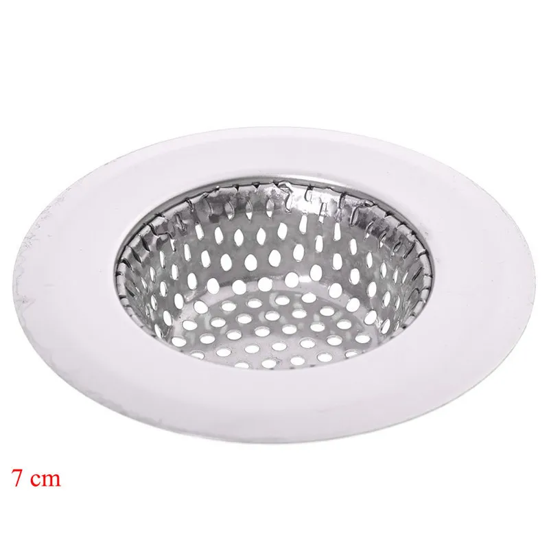 Three Size Kitchen Bathroom Sink Filter Strainers Premium Stainless Steel Hair Catcher Stopper Shower Drain Protector