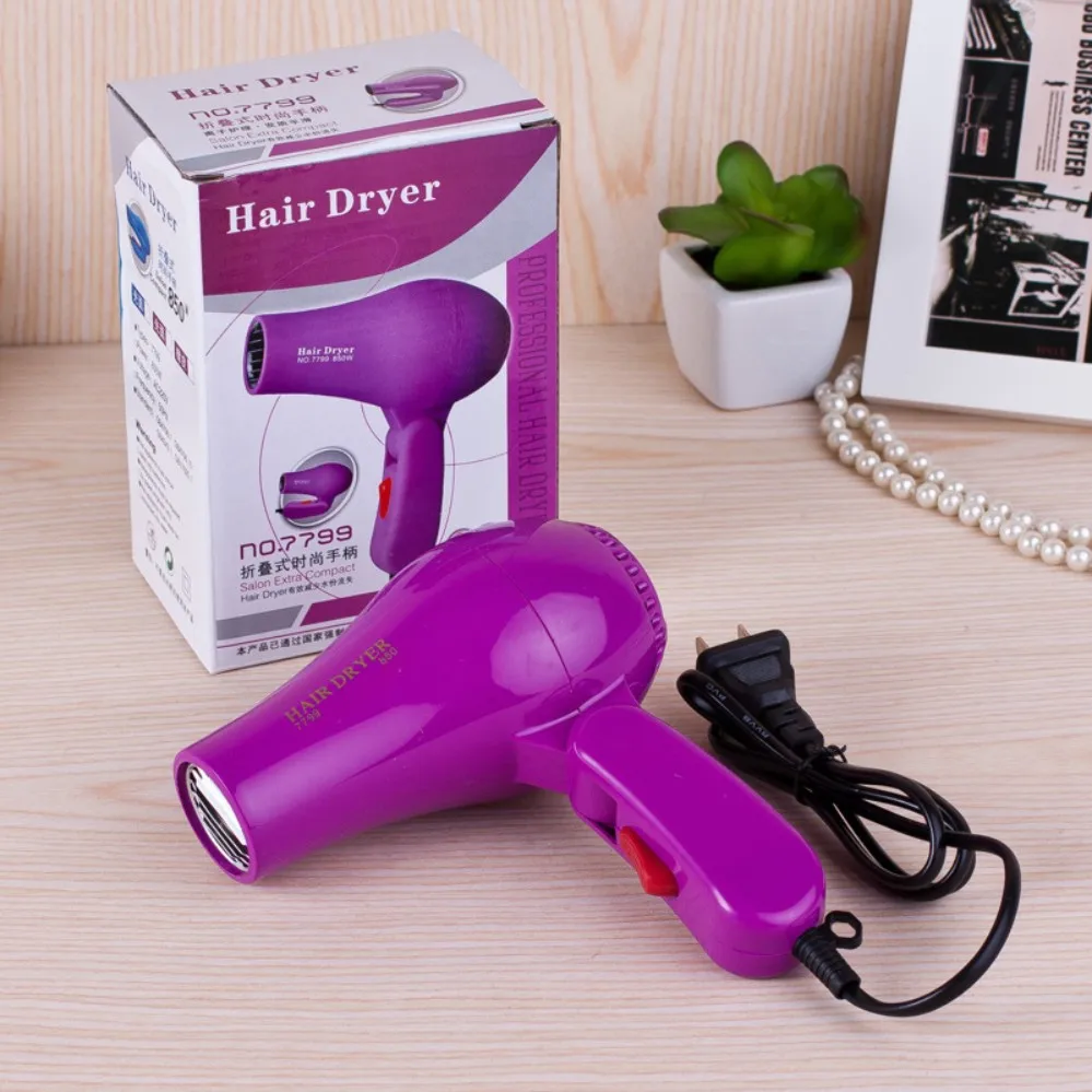 Foldable Traveller Hair Dryer Mini Hair Blow Dryer 850W Traveller Compact Blower Power hair dryer portable hair dryer