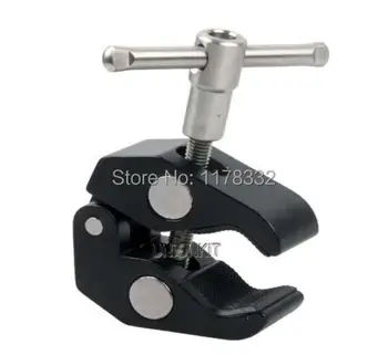 

Exempt postage + tracking number New Large size DSLR Camera Clamp Crab Clip Pliers 1/4 inch and 3/8 inchFor LED Light Magic Arm