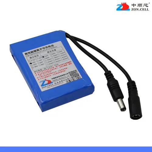 In 3000mAh 407590 12V lithium polymer battery 11.1V mobile device monitor 3 ah Rechargeable Li-ion Cell