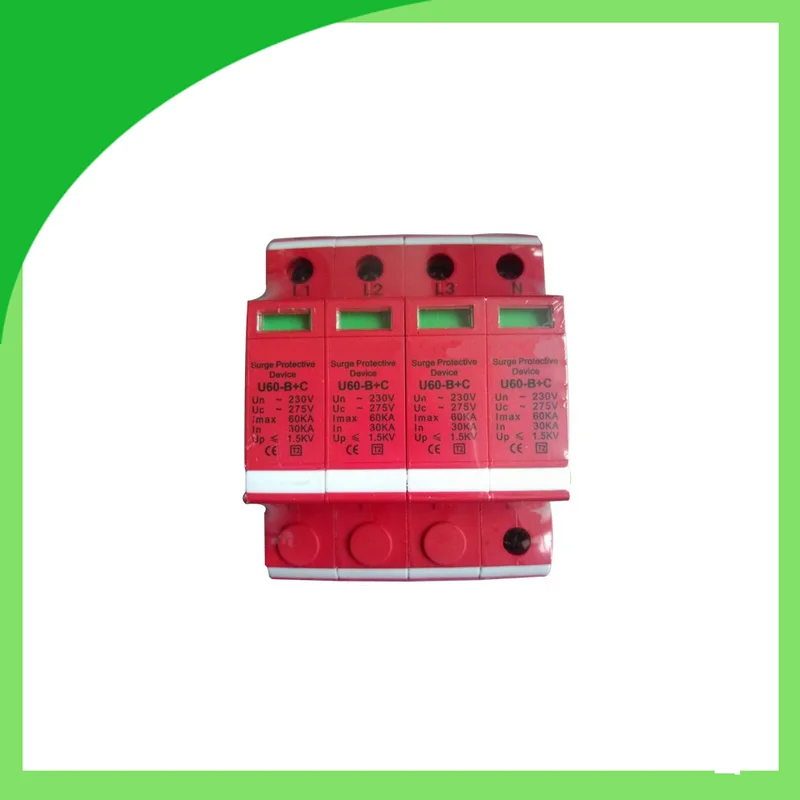 

U60-B+C 275V 60ka 4pole Ethernet Surge Protector Lightning Surge Protector