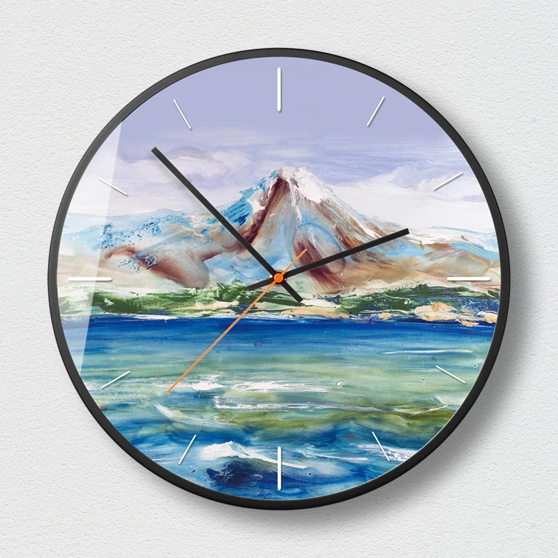 

Wall Clock Creative Living Room Simple Modern Design A Gender-smooth Metal Clock In The Kitchen Children's Gifts Special Fashion
