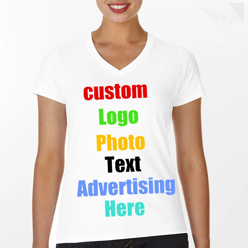 custom v neck t shirts