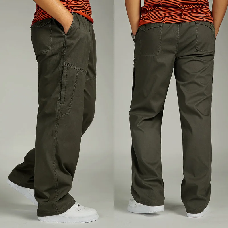 Plus Size 3XL 4XL 5XL 6XL Mens Casual Pants 61-in Casual