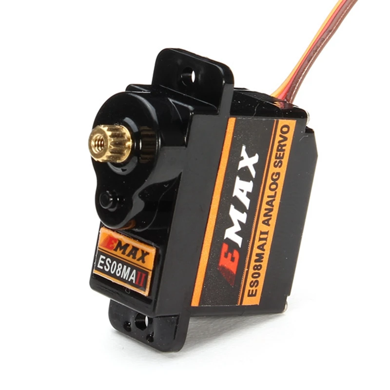 10 шт. металлические сервоприводы EMAX ES08MA II 12 г для Futaba / JR|Детали и аксессуары| |
