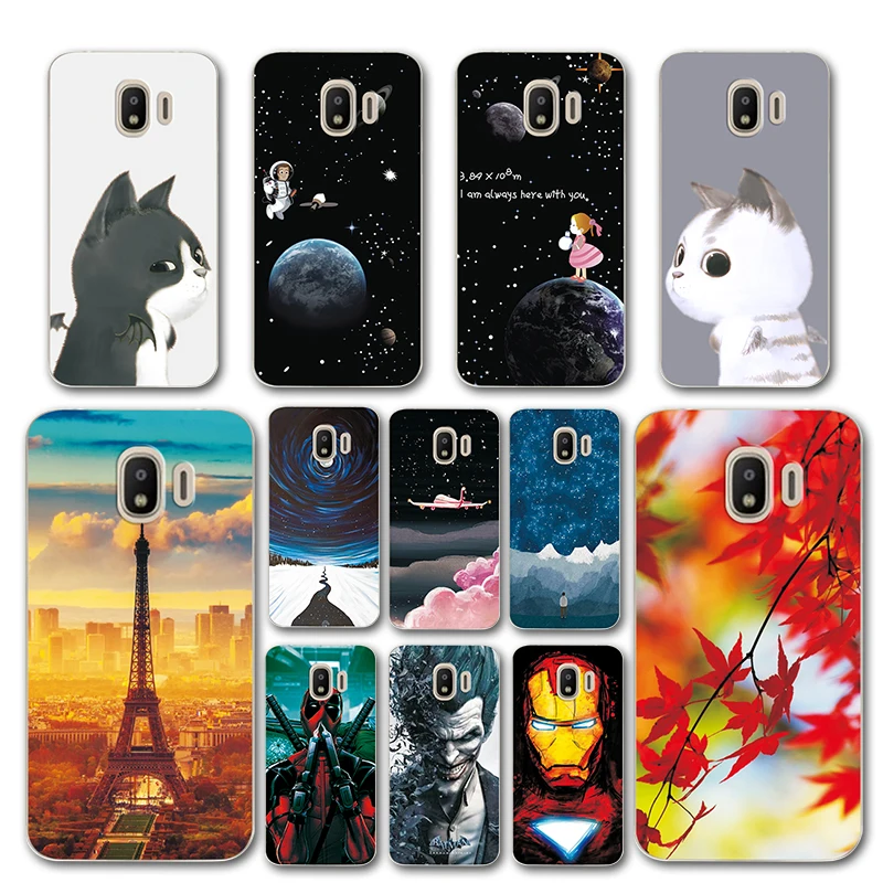 

Soft Back Cover FOR Samsung Galaxy J2 Pro 2018 J250F Cover 5.0'' TPU Various Painted Coque Funda Cover For Samsung J2 Pro 2018