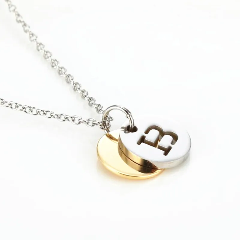1 шт. цепочка с буквами из нержавеющей стали|necklace jewelry|jewelry goldmen jewelry gold |