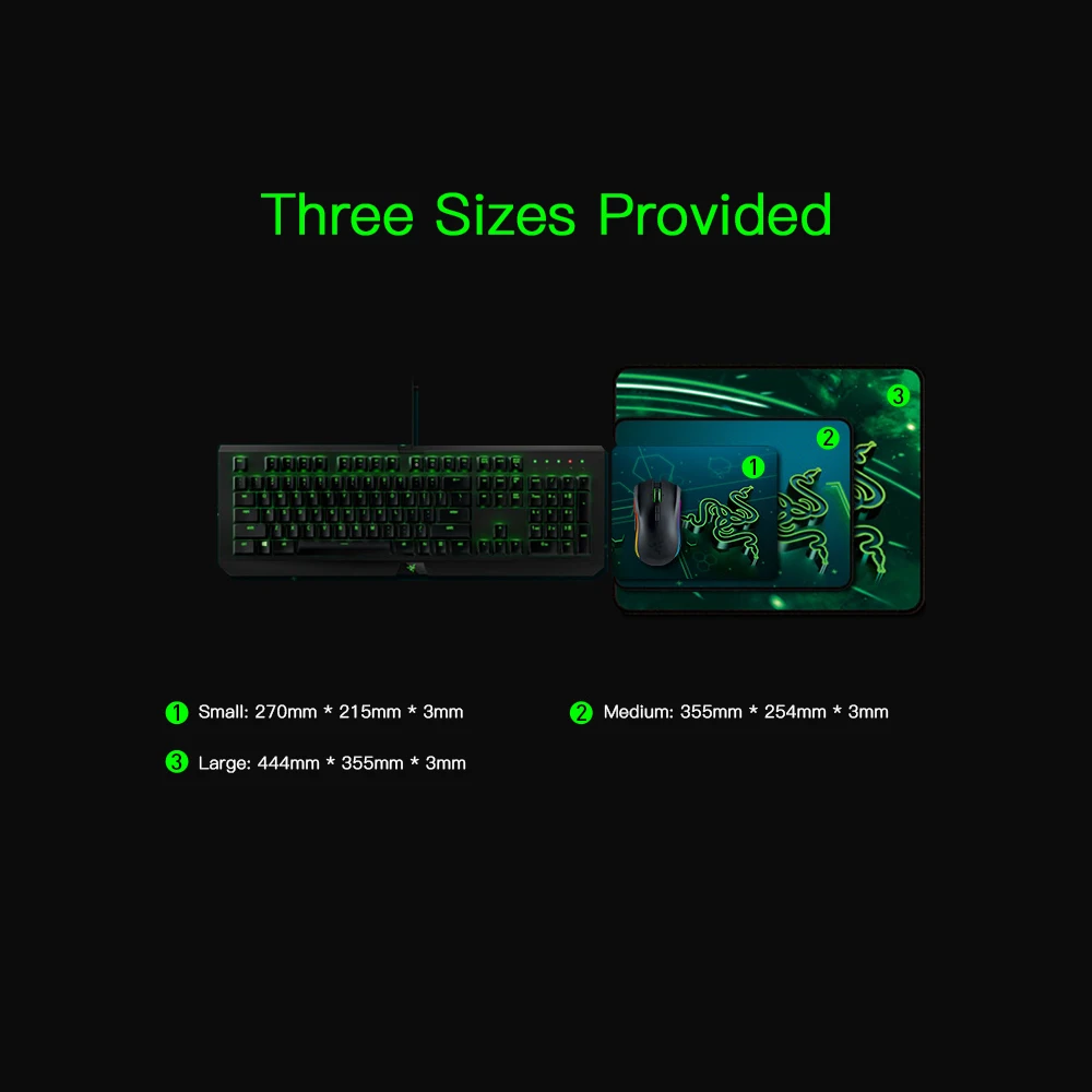 Razer Goliathus контроль игровой коврик для мыши мягкий коврик для мыши для профессиональных геймеров большой