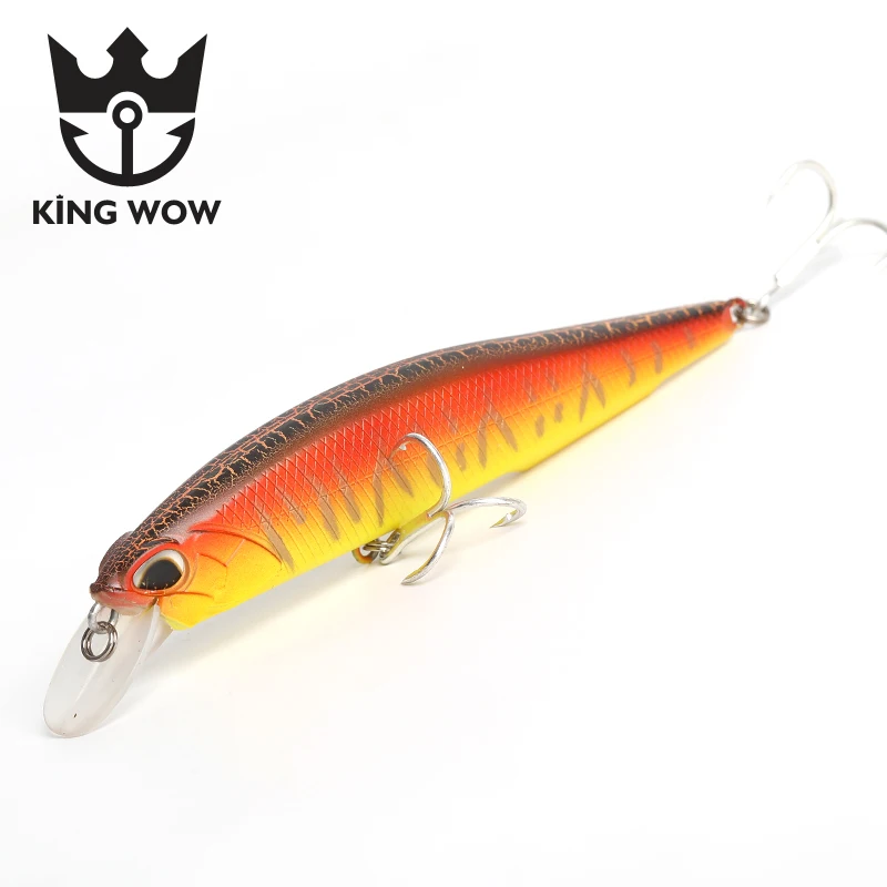  Fishing Lure Minnow 100mm 14.5g fixed weight system fishing lures hard bait dive 1.5m quality wobbl