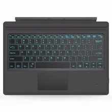 Type Cover for Microsoft Surface Pro 6/Surface Pro 5 (Pro 2017),Ultra-Slim Wireless Bluetooth Keyboard with Trackpad,7-Color LED