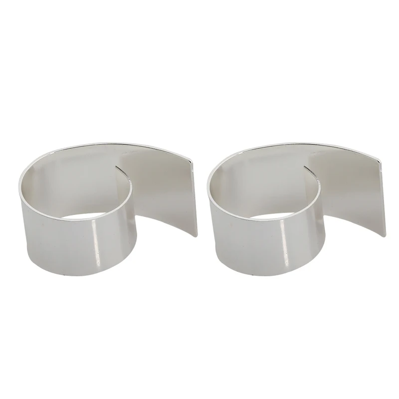 2pcs Pack Silver Napkin Rings Wedding Party Serviette Table 2pcs Pack Silver Napkin Rings Wedding Party Serviette Table Decoration Accessories Stainless Steel Ring 884419 In From Home Garden On