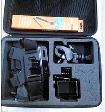 Large Bag kit/Handheld Monopod/Chest Strap/Protective Frame for Gopro Camera F07568-B