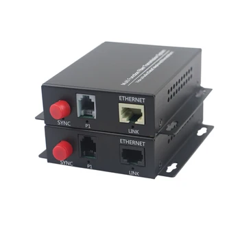

1 Channel PCM Voice Telephone Transmitter Fiber Optic Media Converter Singlemode FC/UPC 20KM with Ethernet function