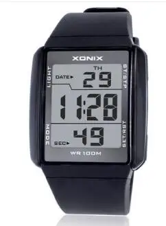 Мужские спортивные часы, цифровые, водонепроницаемые, 100 м, многофункциональные, для студентов, спортивные часы, дайвер, для плавания, для бега, часы с хронографом - Цвет: 4