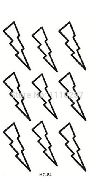 novelty lightning bolt tattoo temporary thunder tattoo for body novelty lightning bolt tattoo temporary thunder tattoo for body