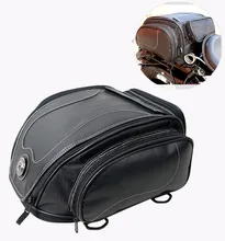 High quality retro microfiber leather motorcycle rear seat bag motorbike Toolkit 883/ Z750/800/CBR1000 off-road vehicle Rear bag