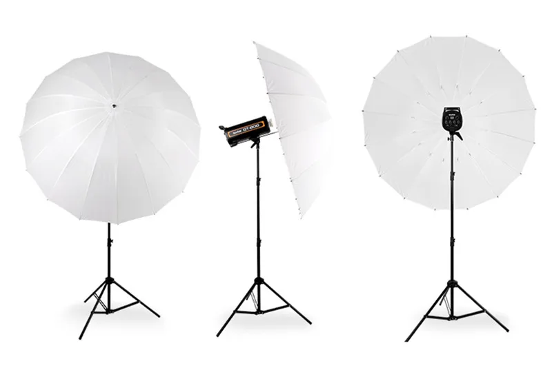 Godox 190 см 70 дюймов чистый белый зонт для фотостудии помогает в профессиональной студийной съемке