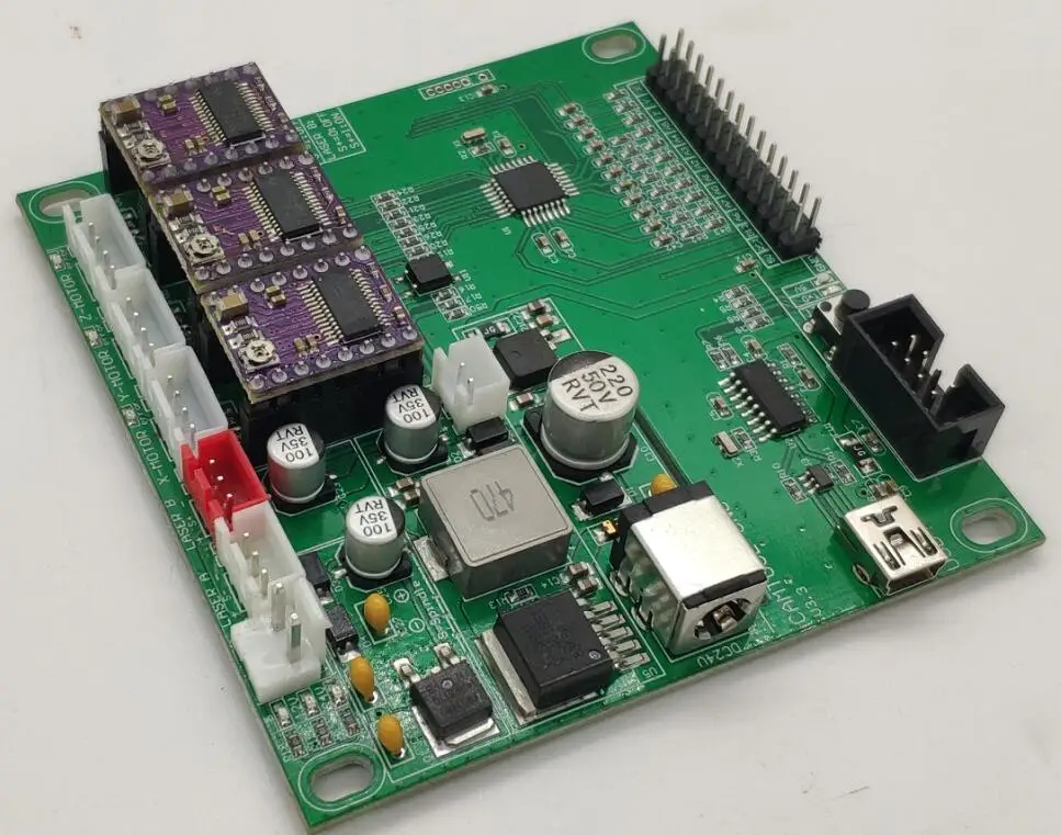 GRBL 1,1, USB порт гравировальный станок с ЧПУ Плата управления, 3 оси управления, лазерная гравировальная машина доска - Цвет: 1.1 control board