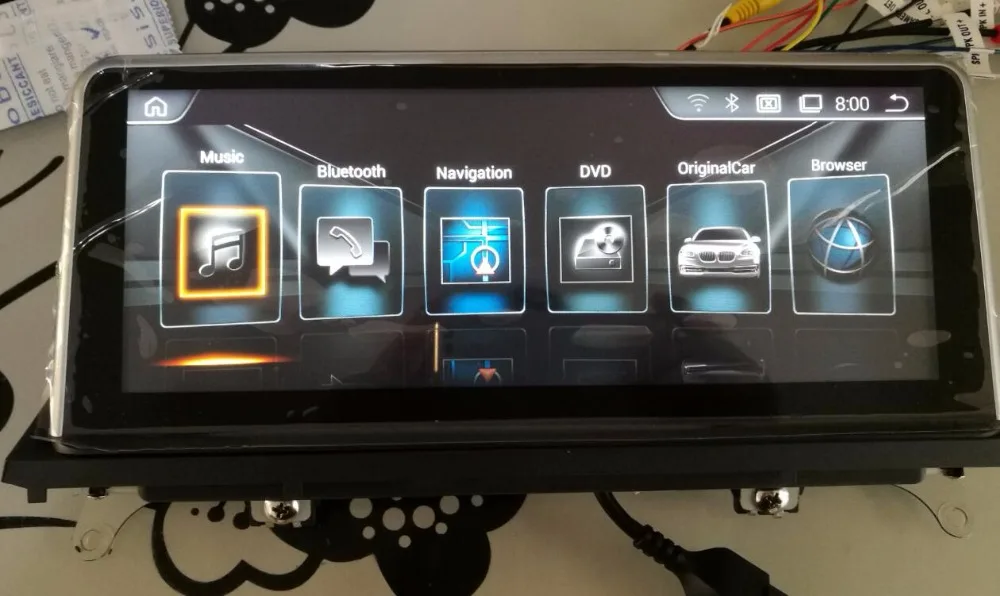 Sale 2G ram 32G 10.25" Android 8.1 Car monitor for BMW X5 X6 E71 E70 2007 - 2013  Stereo Radio Vedio Audio GPS Navi Media Headunit 3