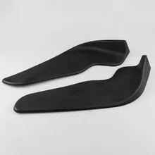 Universal Car Black Front Deflector Bumper Lip Spoiler Wing Body Spolitter Kit