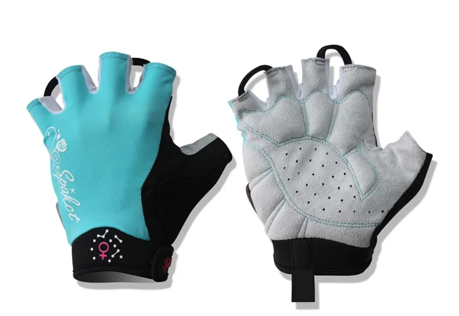 SPAKCT женские велосипедные перчатки половина пальца Нескользящие мягкие MTB фитнес женские уличные Перчатки Для Спортивного Велосипеда fahrrad handschuhe