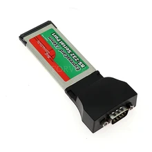 ExpressCard адаптер 34 мм 54 мм ExpressCard последовательный DB9 COM RS232 адаптер Express Card to RS232 конвертер для ноутбука