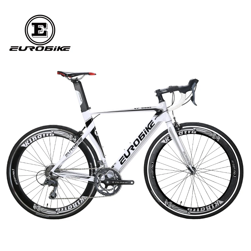 Sale EUROBIKE 54CM  Road Bikes 54CM Aluminum Bicycle  16 Speed 700C Inches Wheel  Road Bike 3